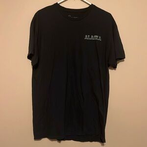 Men’s vintage black Alaska Tshirt Bowery Supply Co Size L